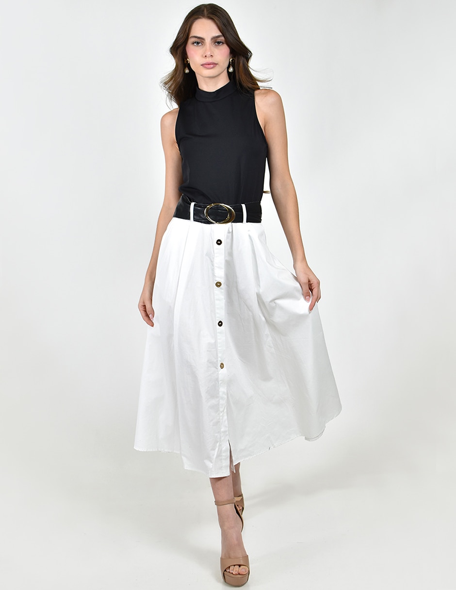 Vestido midi casual para mujer Vestido midi casual para mujer