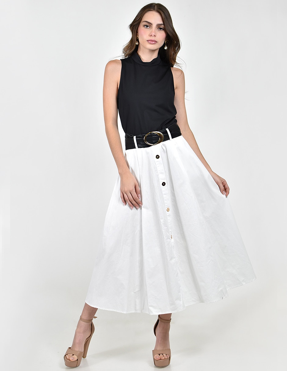 Vestido midi casual para mujer 4