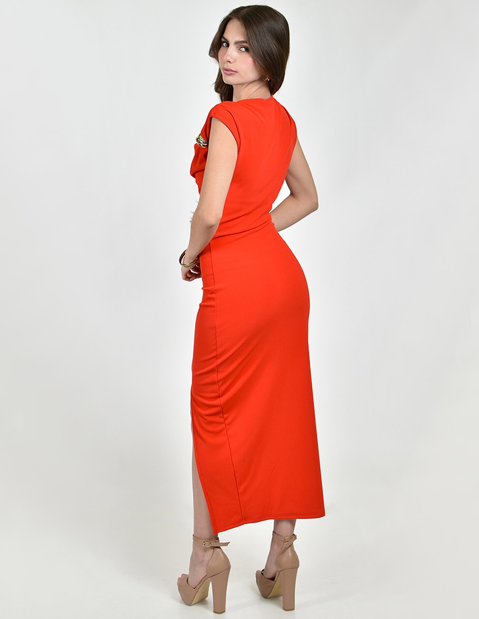 Vestido midi de fiesta para mujer 5