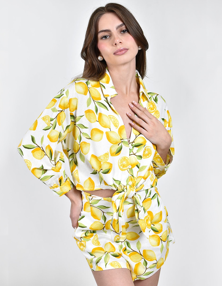 Conjunto casual de rayón para mujer