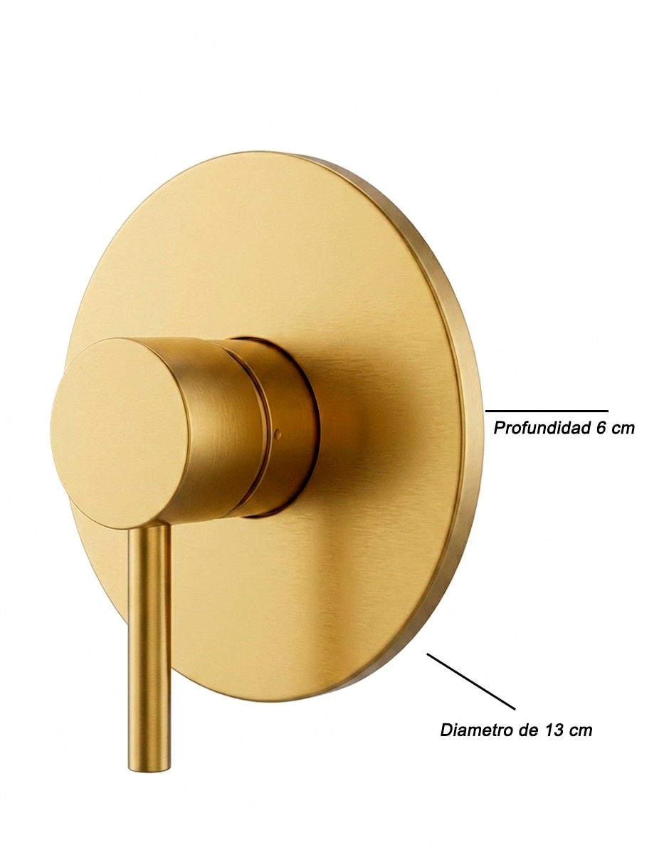 Monomando para baño Rubinett para regadera