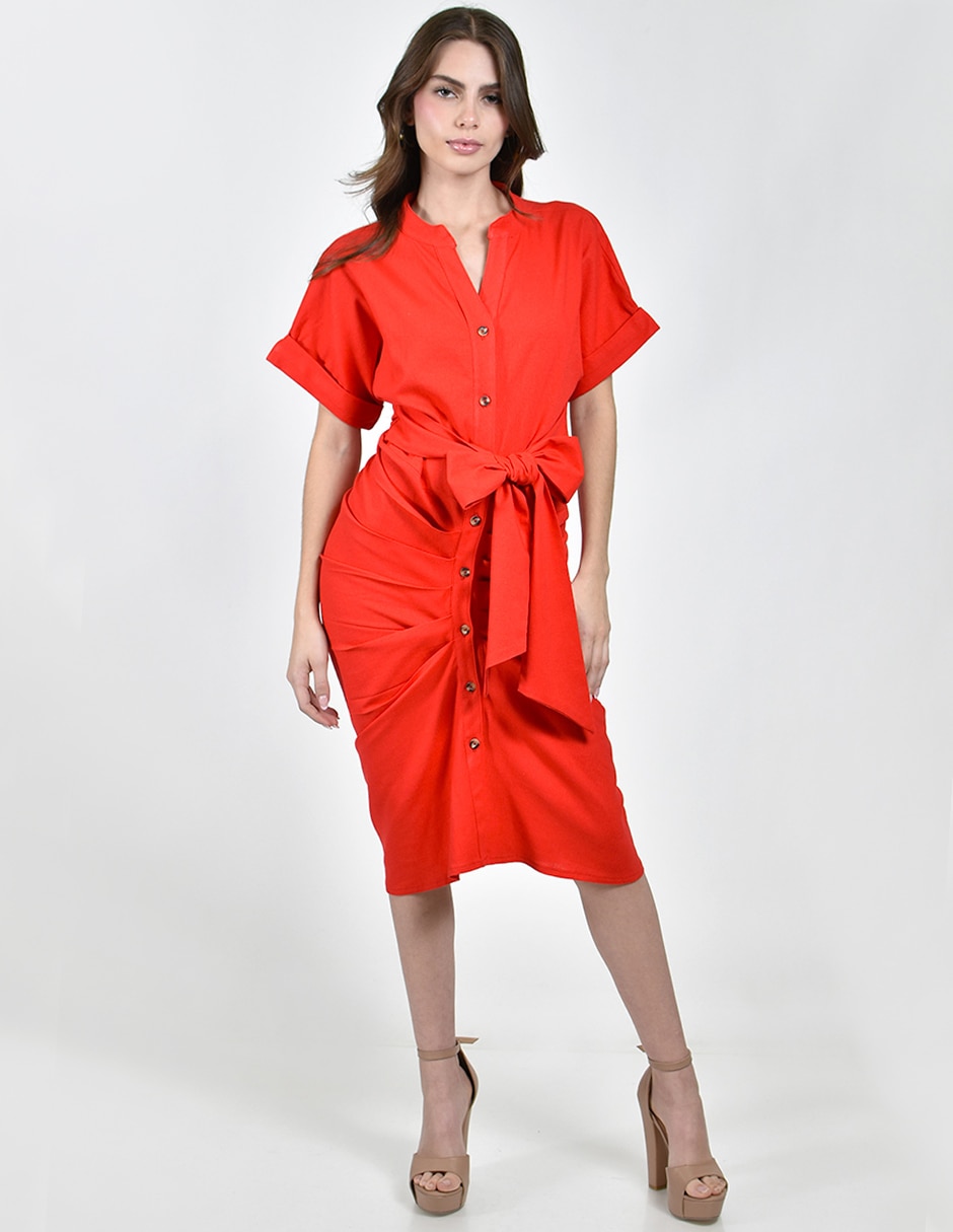 Vestido midi casual para mujer Vestido midi casual para mujer
