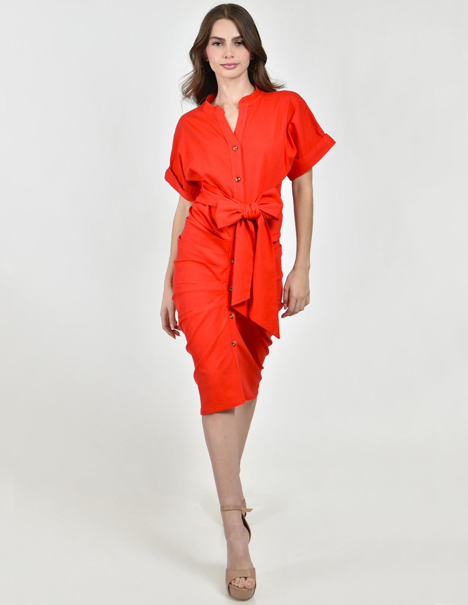 Vestido midi casual para mujer 4