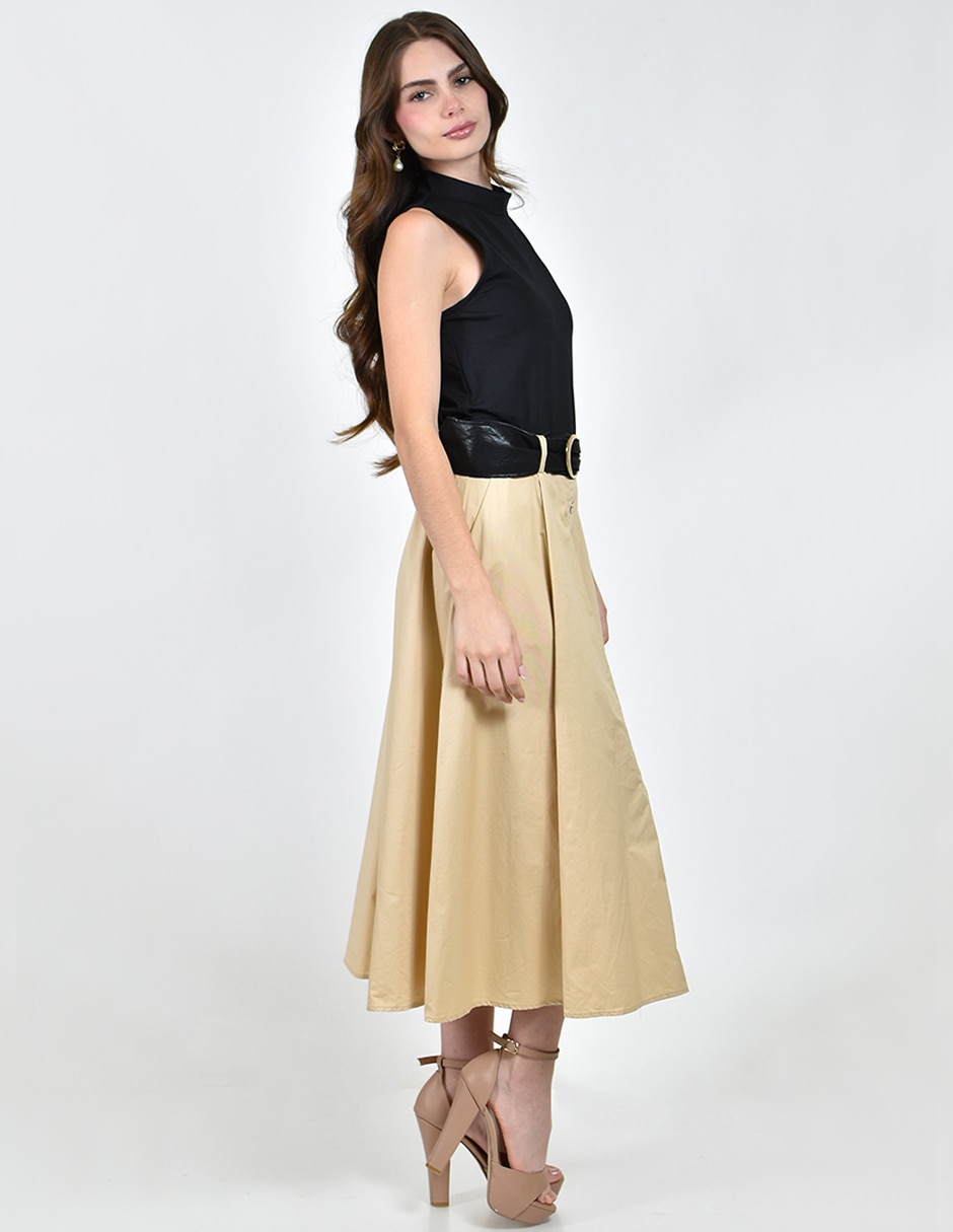 Vestido midi casual Roman Fashion para mujer