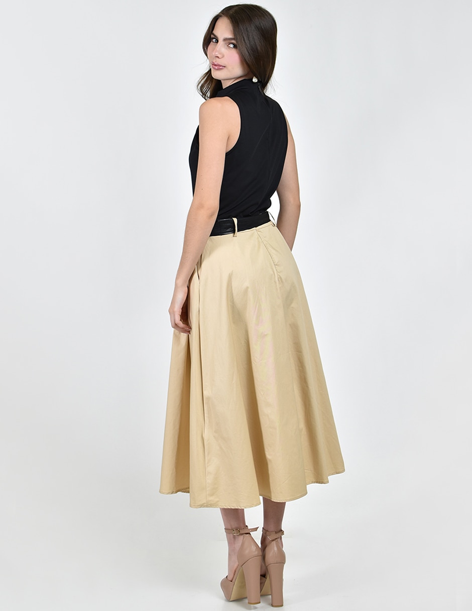 Vestido midi casual Roman Fashion para mujer