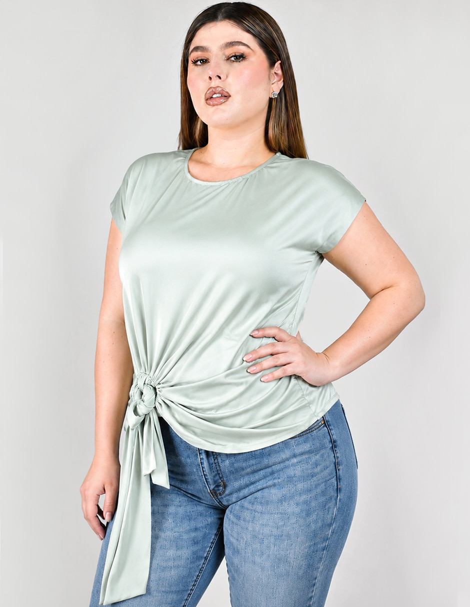 Blusa manga corta para mujer 3