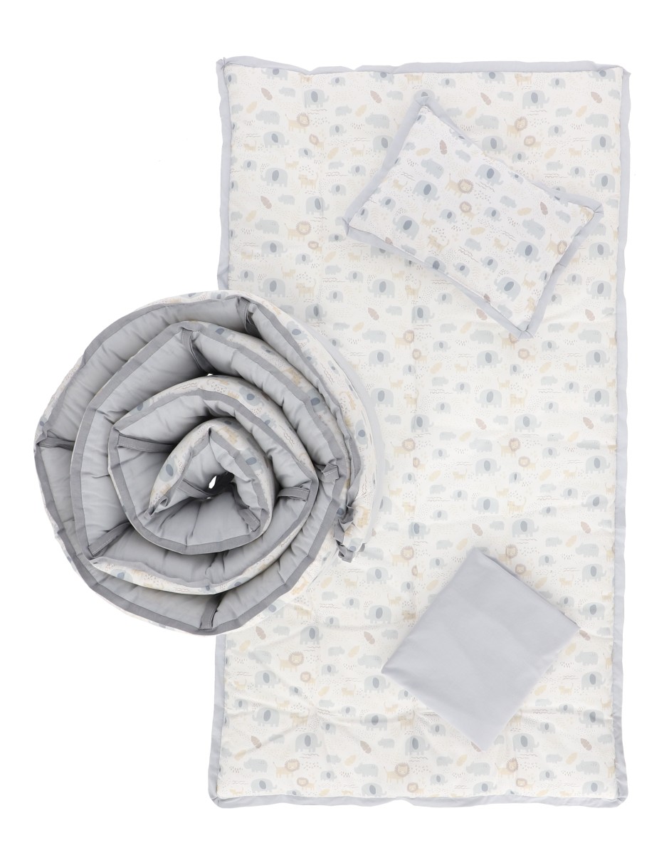 Juego de cuna Babuu Baby Selva Gris 3 piezas