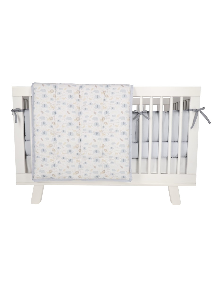 Juego de cuna Babuu Baby Selva Gris 3 piezas