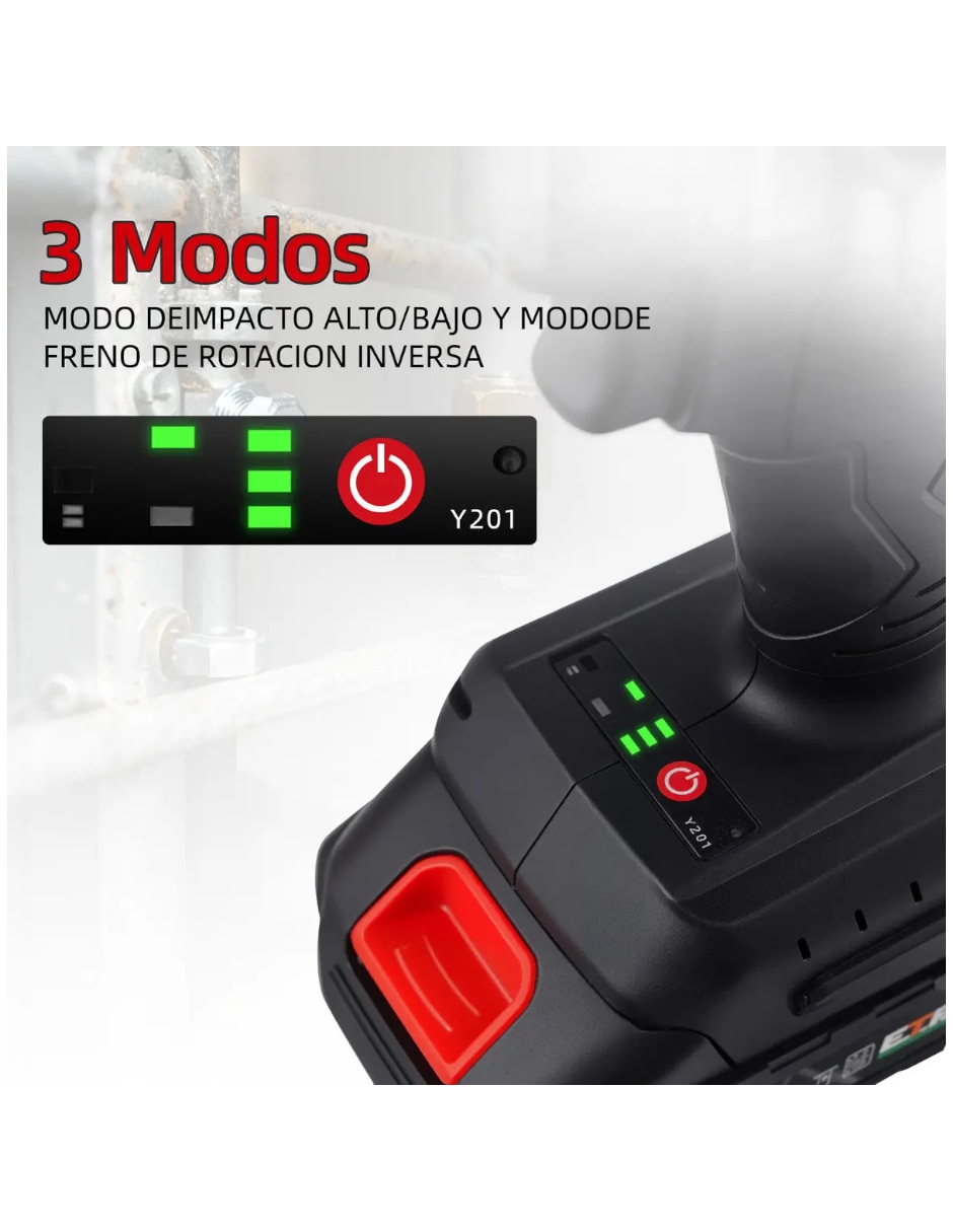 Taladro de impacto inalámbrico Genérica de 48 v