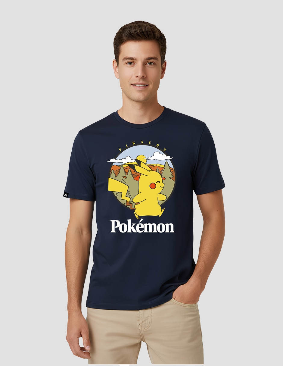 Set playera/playera pokémon cuello redondo para hombre Set playera/playera pokémon cuello redondo para hombre