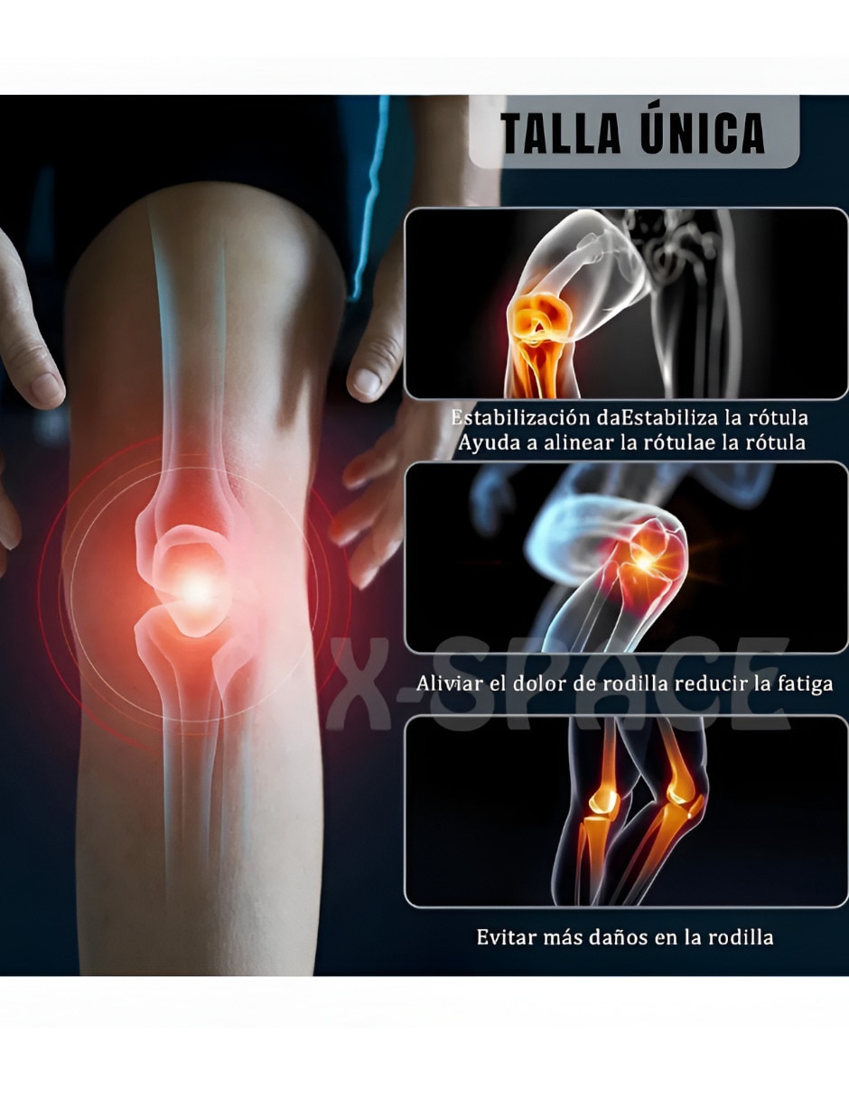 Rodillera compresión de poliéster 4