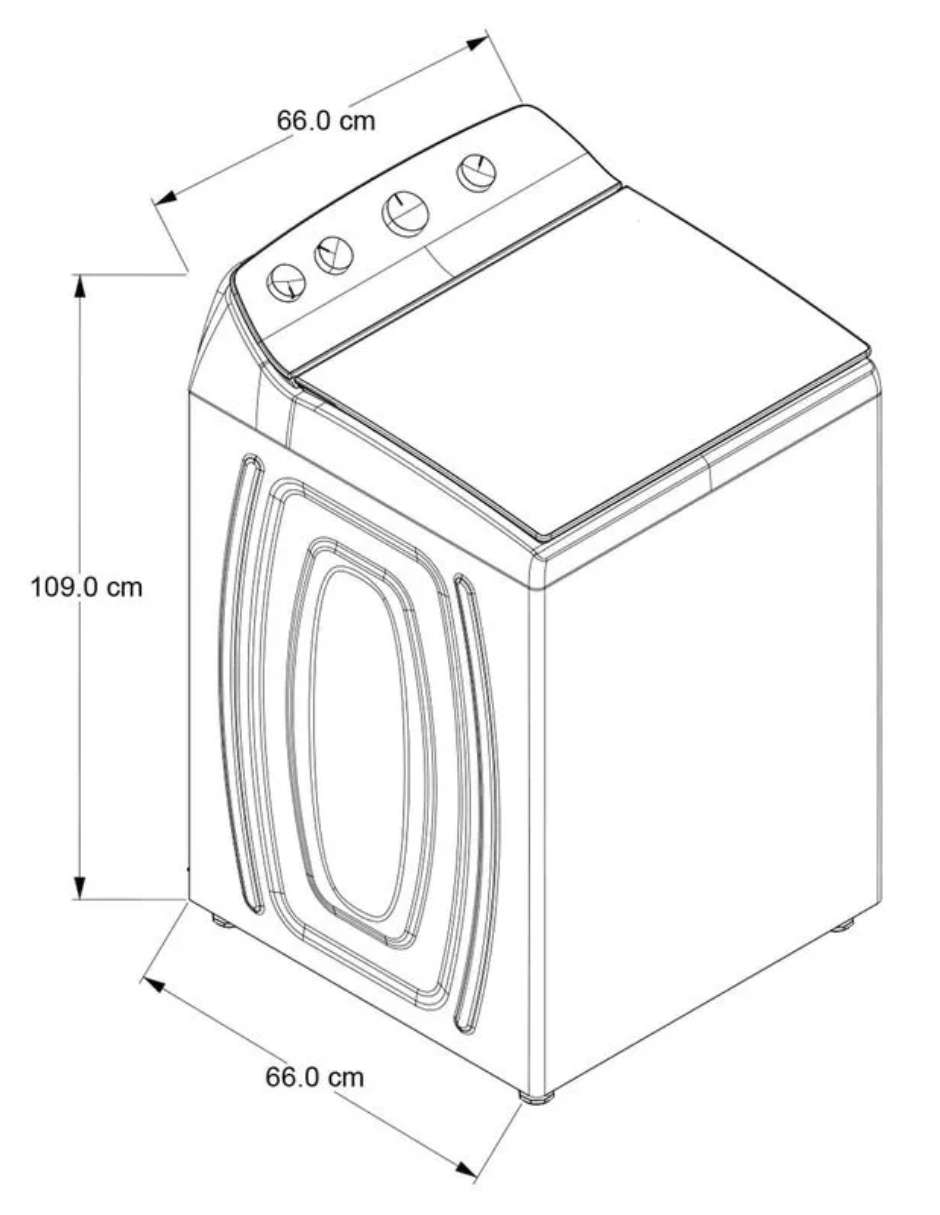 Lavadora Whirpool 20 Kg automática carga superior 8MWTW2054WRM 5