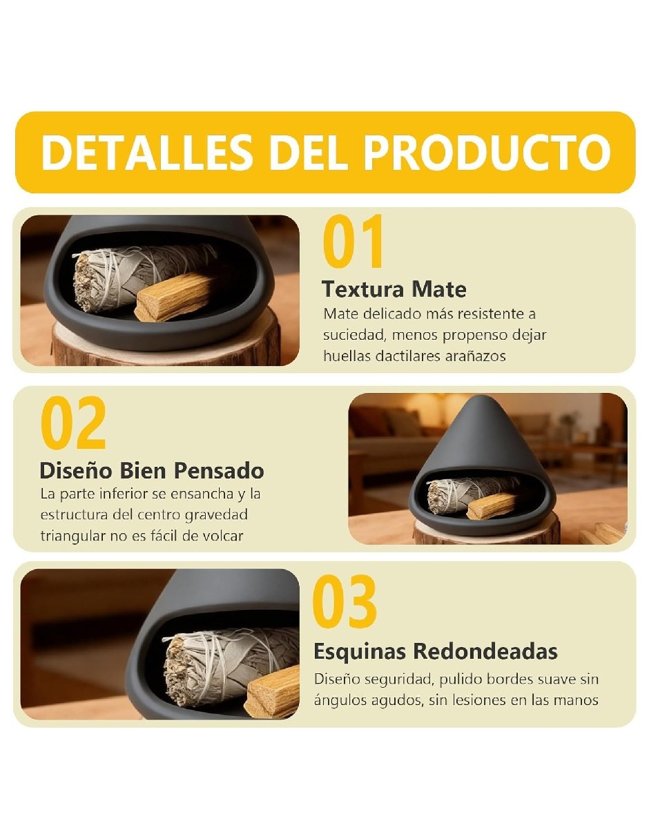 Porta incienso de madera Generica