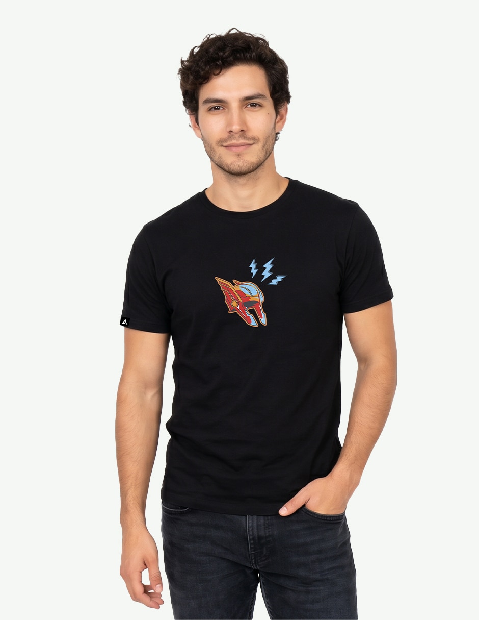 Playera marvel urbano cuello redondo para hombre