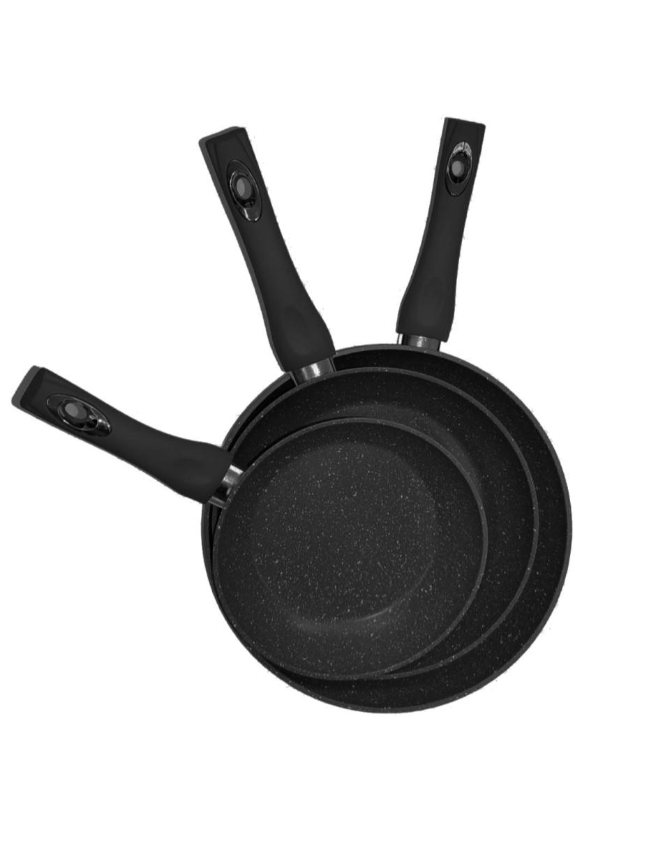 Set de sarténes Z630-NG de aluminio 3 piezas Set de sarténes Z630-NG de aluminio 3 piezas