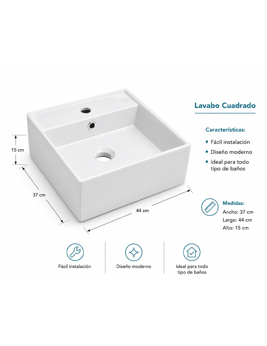 Lavabo libre instalación Maxims