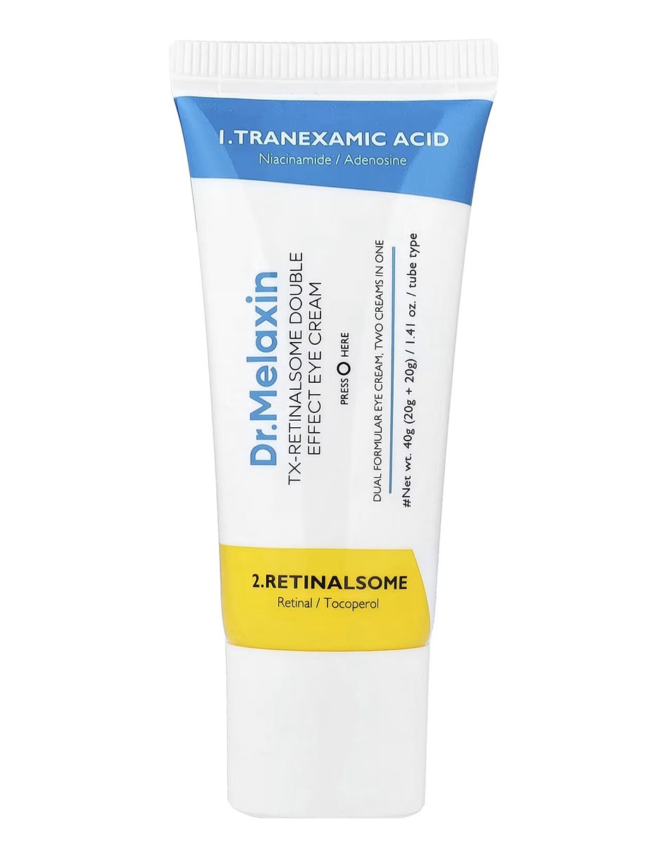 Crema para contorno de ojos recomendada para bolsas y ojeras de noche Dr. Melaxin para todo tipo de piel