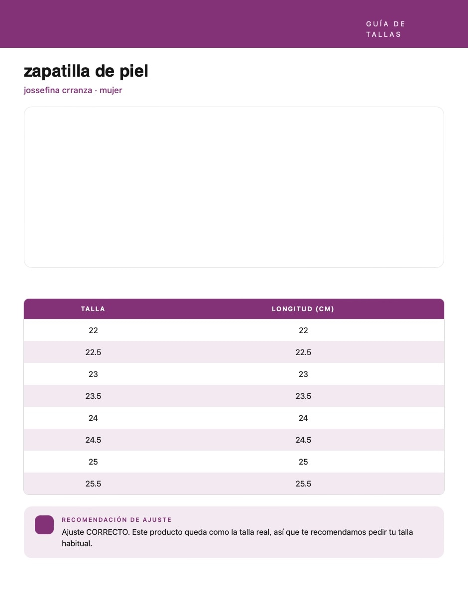 Zapatilla de piel basicos 6