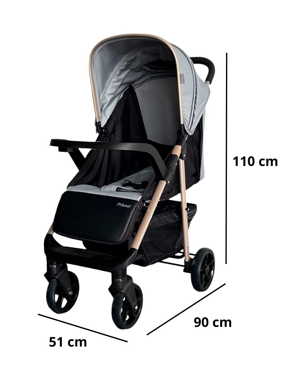 Carriola con portabebé Portofino LX Prinsel plegable