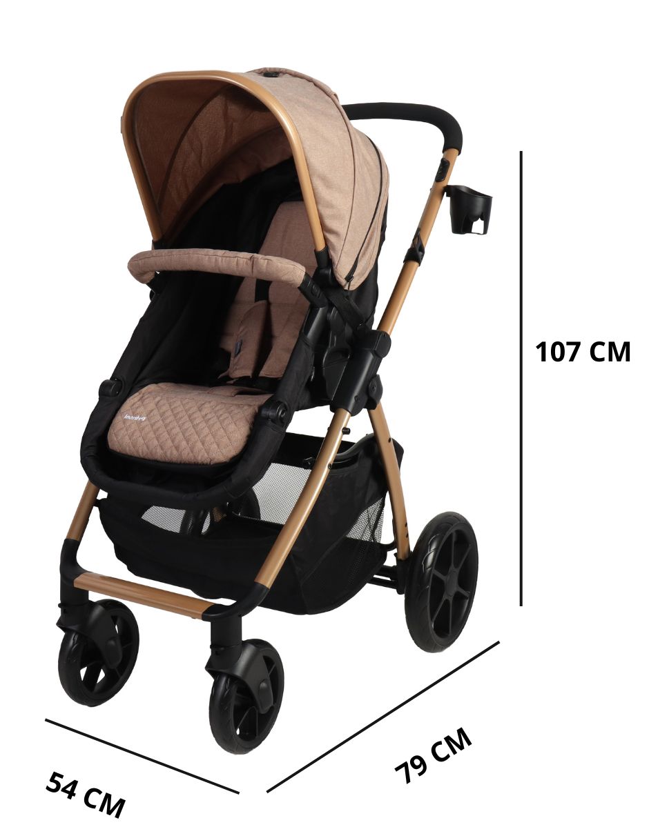 Carriola con portabebé Gamma LX plegable 13