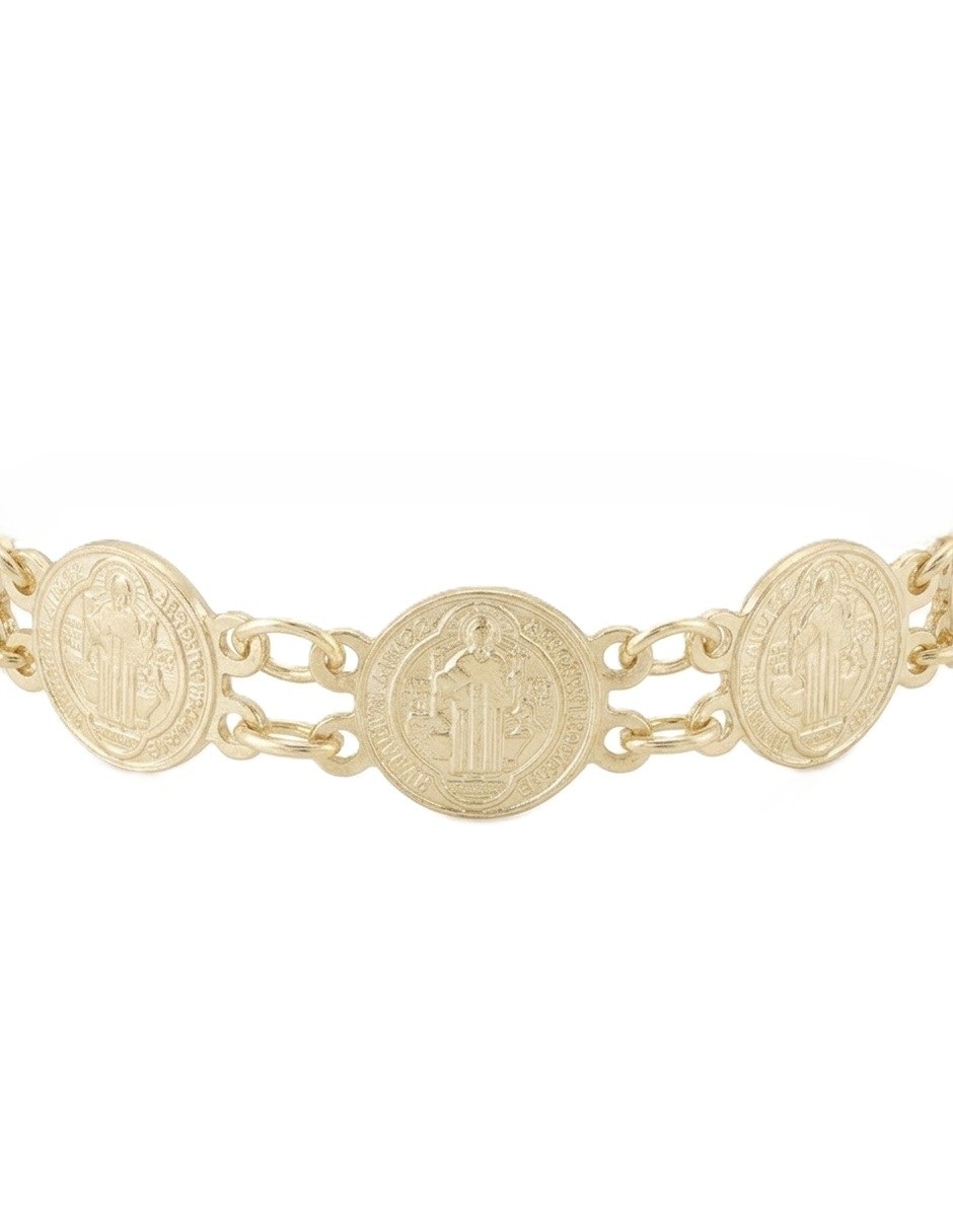 Pulsera Horoz 18 K con acabado chapa de oro