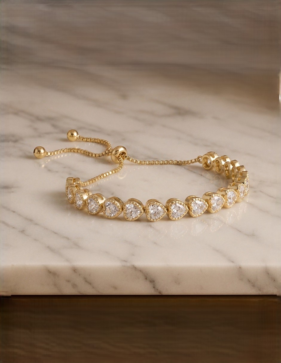 Pulsera Horoz 18 K con acabado chapa de oro