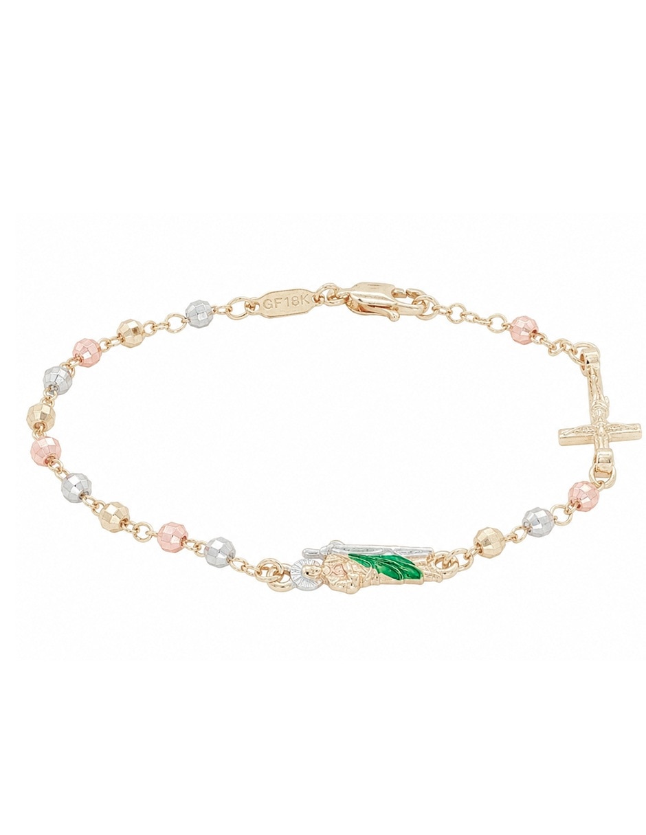 Pulsera Horoz 18 K con acabado chapa de oro