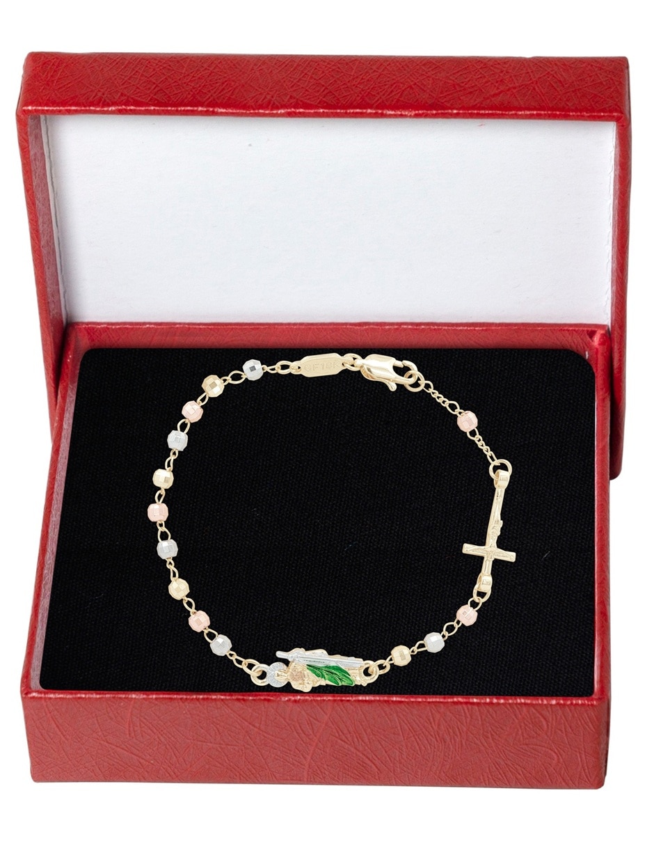 Pulsera Horoz 18 K con acabado chapa de oro