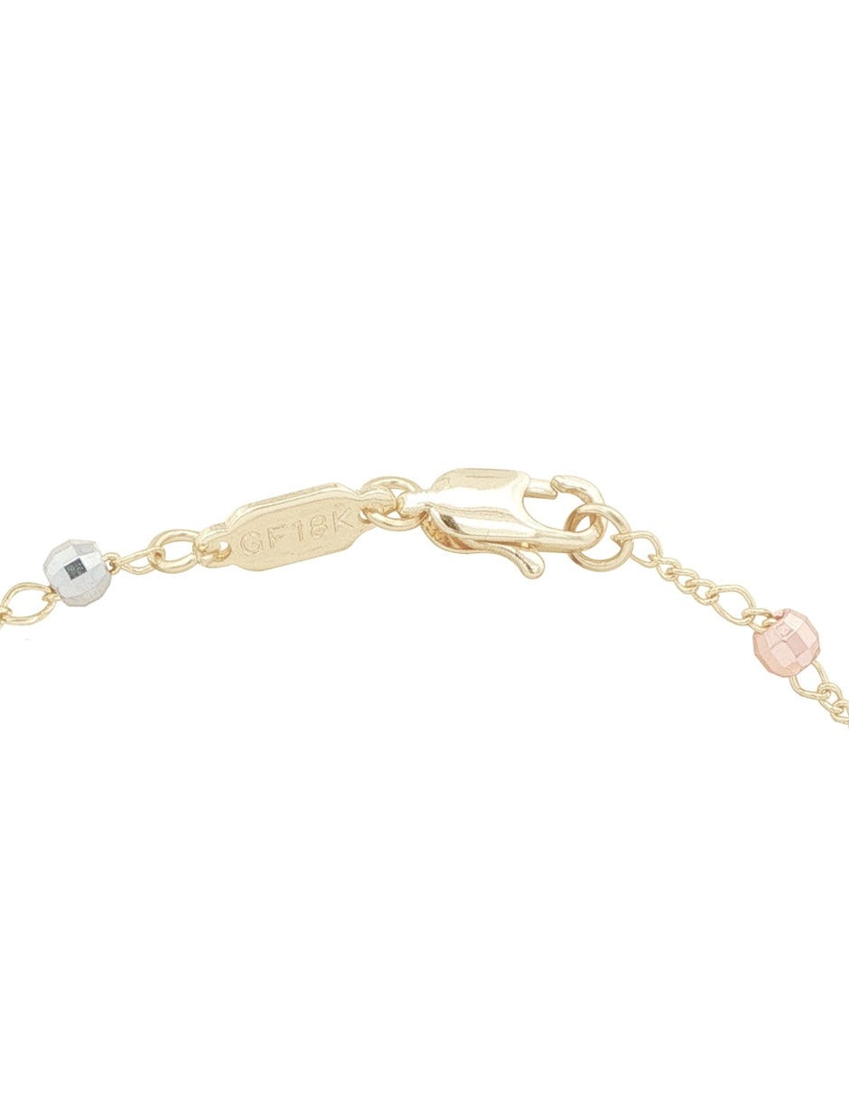 Pulsera Horoz 18 K con acabado chapa de oro