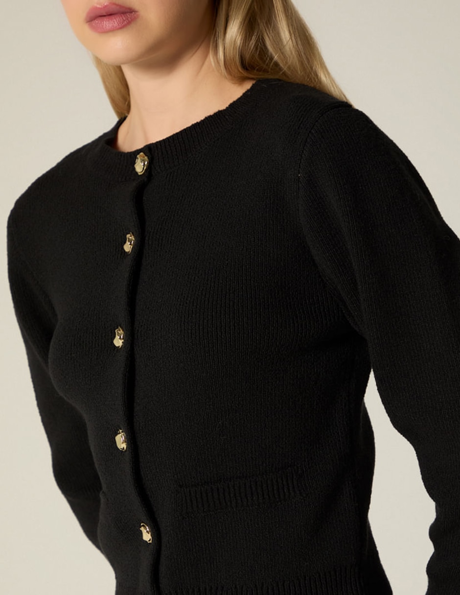Suéter cuello redondo para mujer 4