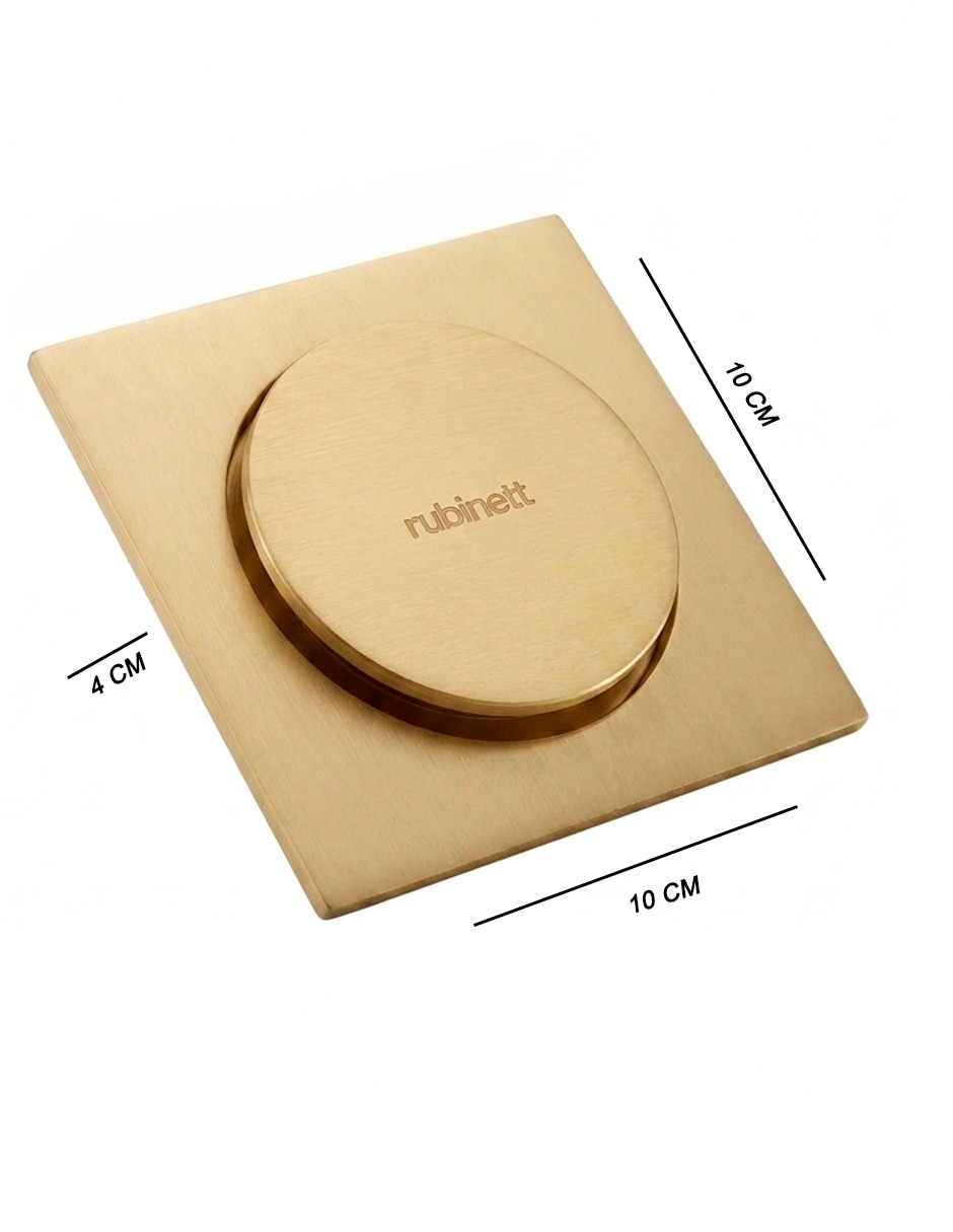 Juego de accesorios para baño Rubinett coladera push up de acero inoxidable