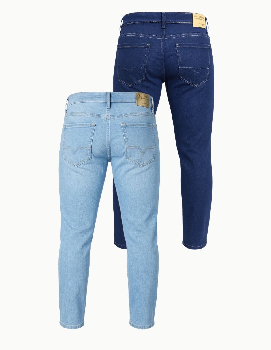 Jeans slim Chb Chili Beans Clothing Co. diferentes diseños para hombre