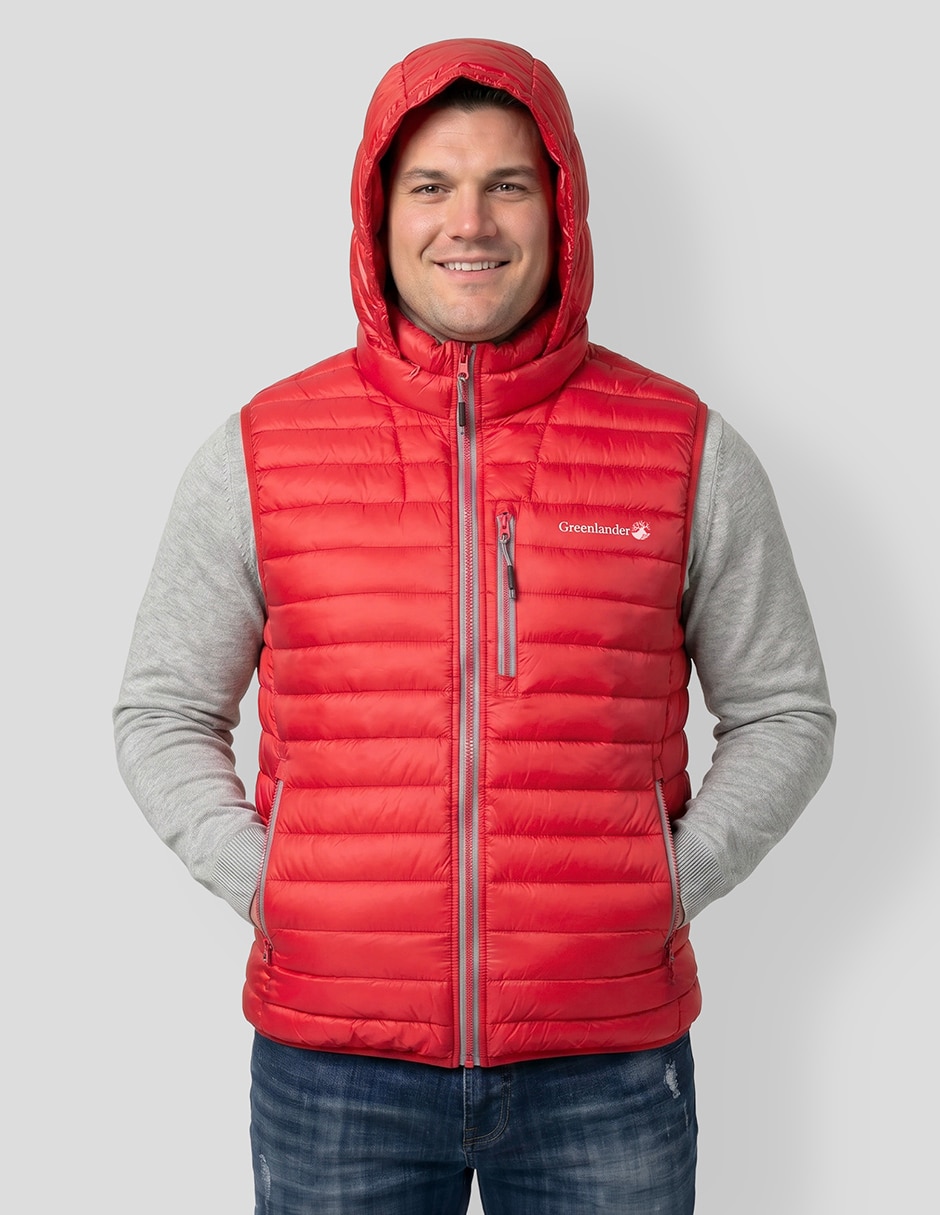 Chaleco greenlander  con bolsillos para hombre
