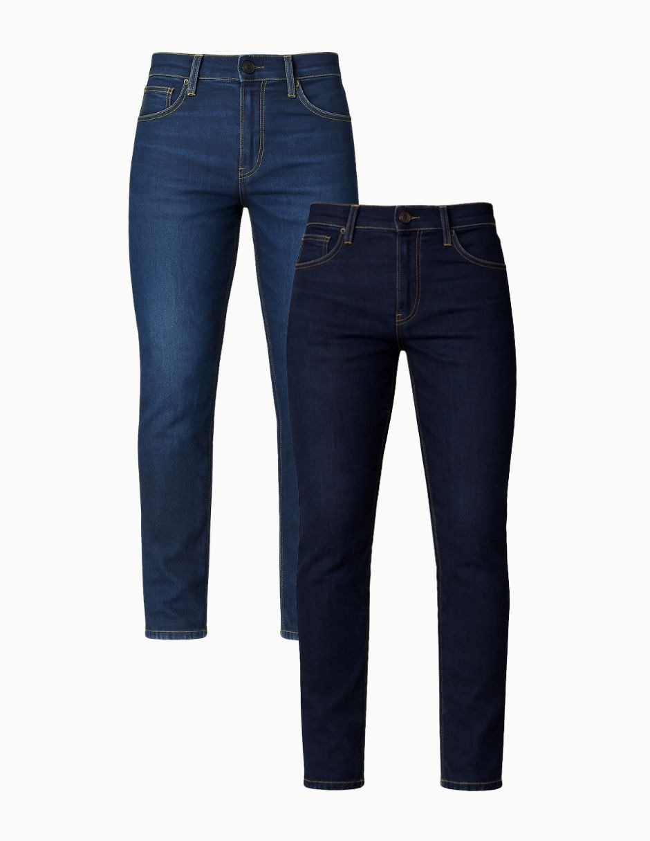 Jeans slim diferentes diseños para hombre