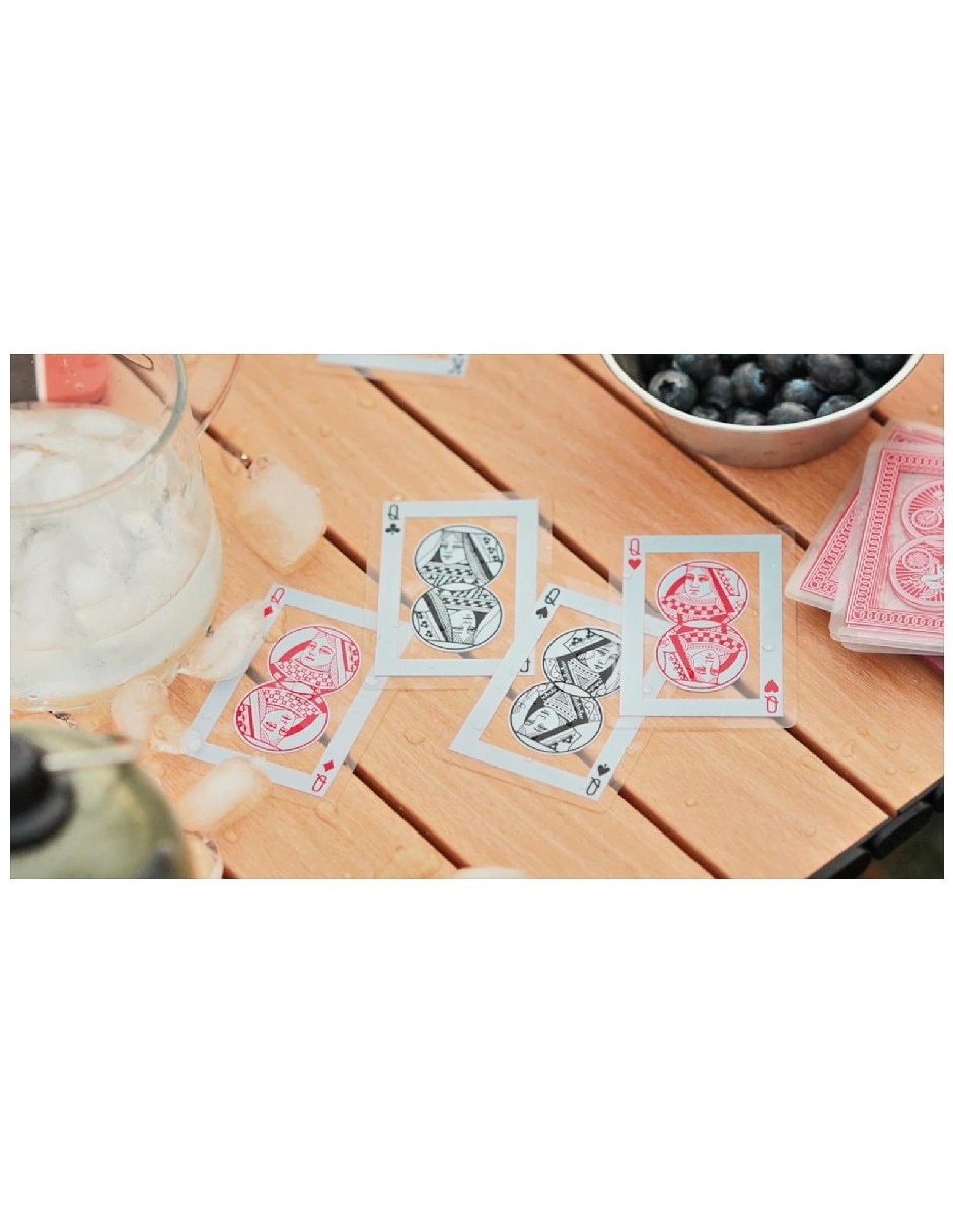 Baraja de naipes impermeables poker Genérica