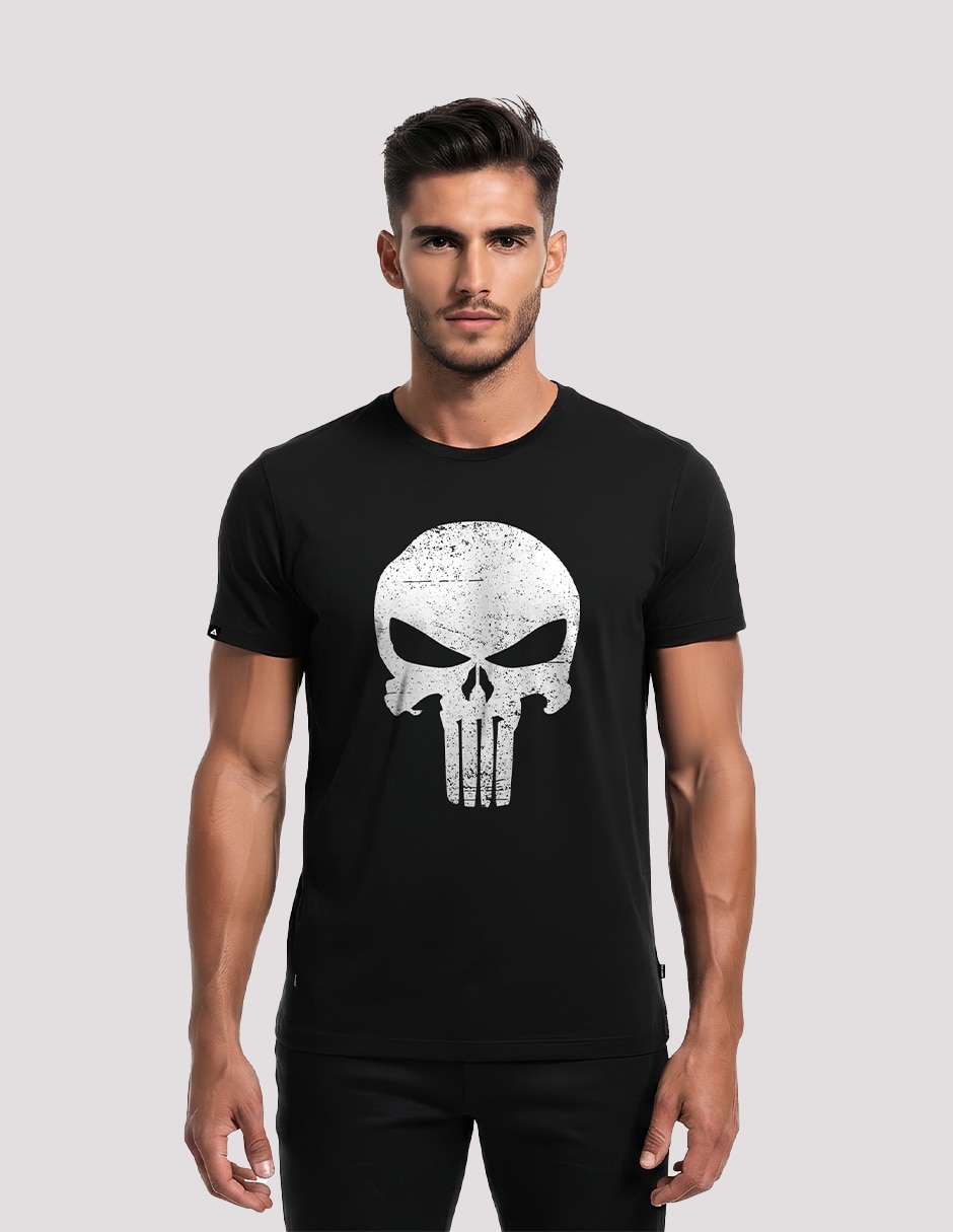Playera disney the punisher cuello redondo para hombre