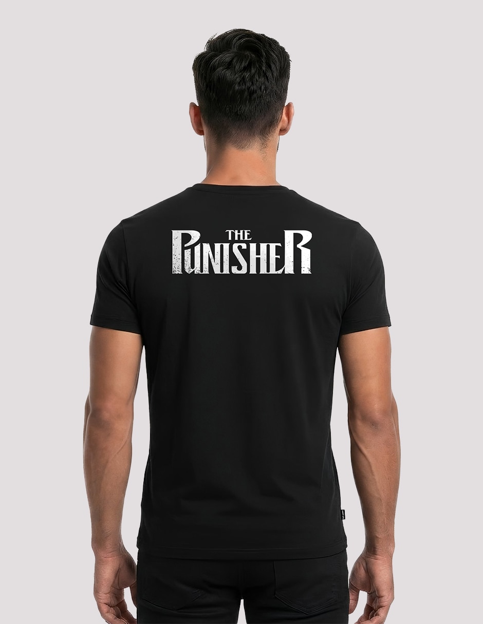 Playera disney the punisher cuello redondo para hombre