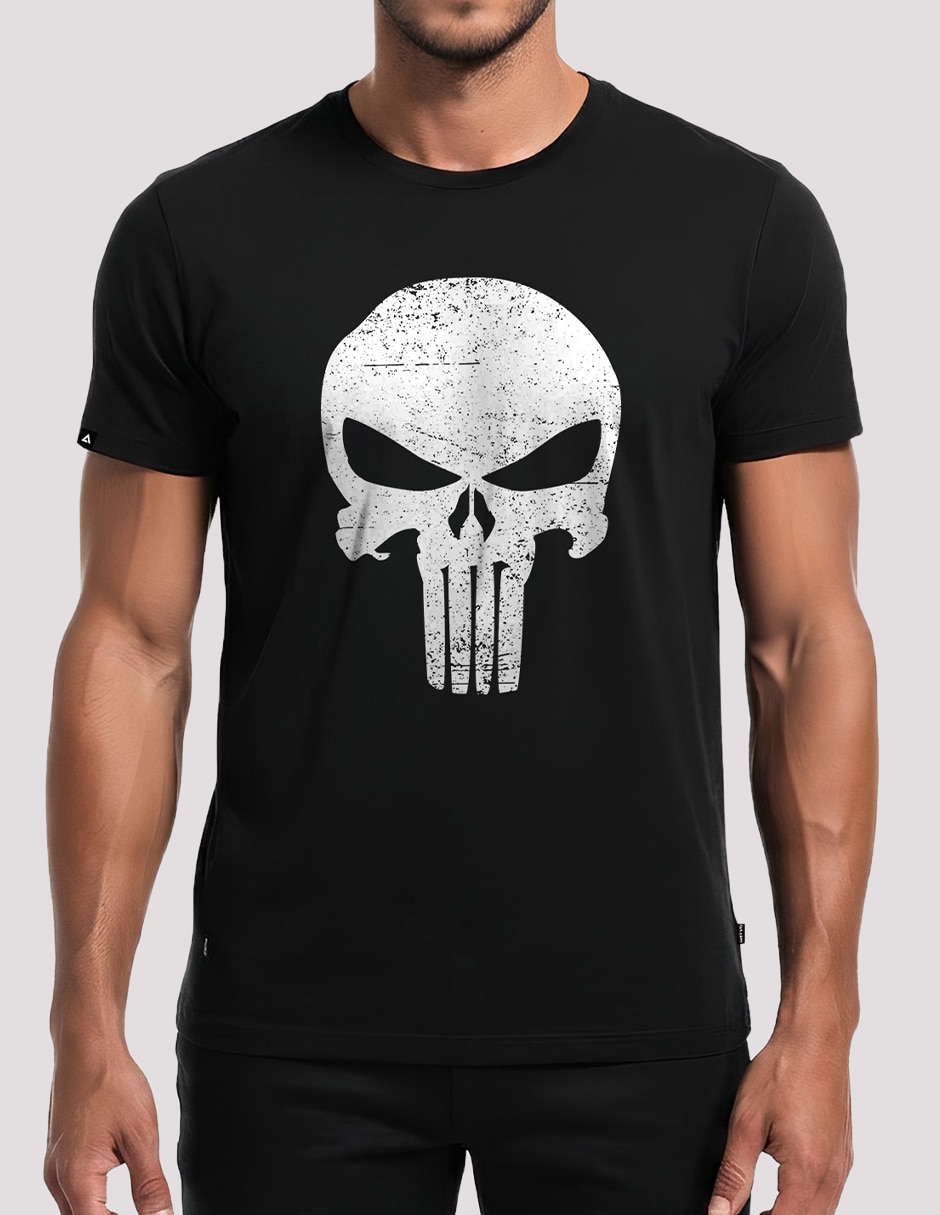 Playera disney the punisher cuello redondo para hombre