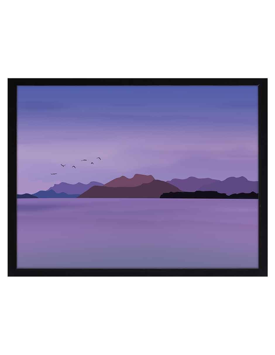 Cuadro decorativo Paisajes Ilustrados