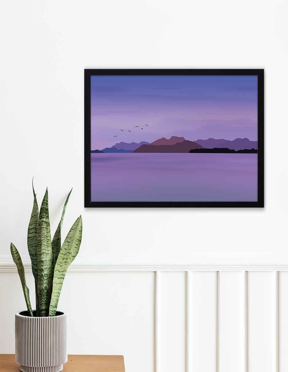 Cuadro decorativo Fábrica Galería Paisajes Ilustrados
