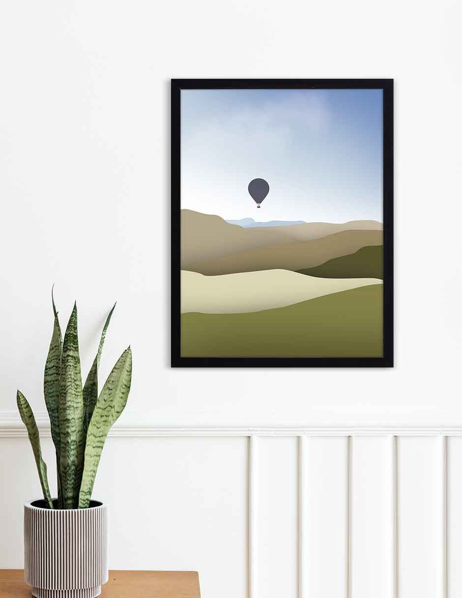 Cuadro decorativo Fábrica Galería paisajes ilustrados
