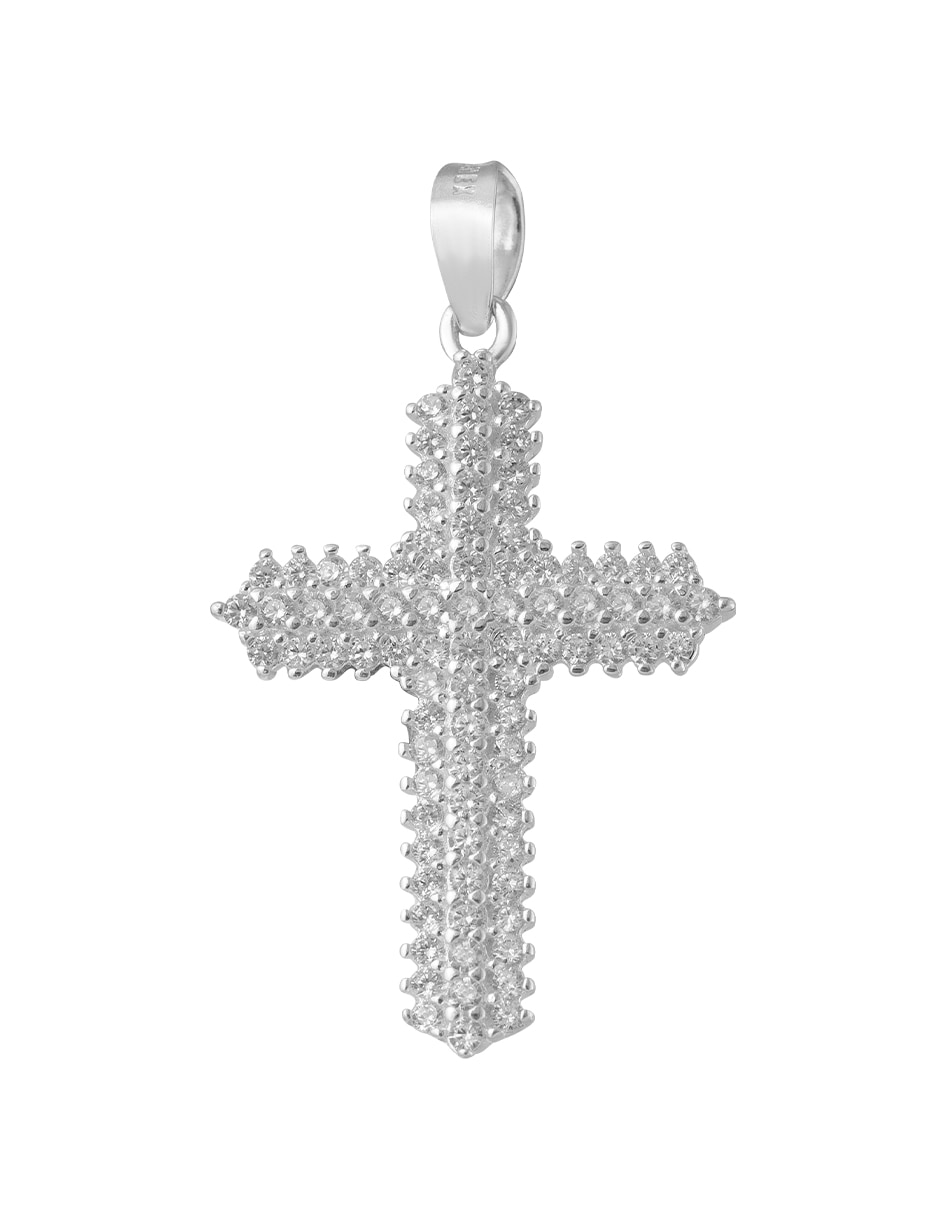 Dije de Cruz Unlimited By Ob de plata P 925 zirconia