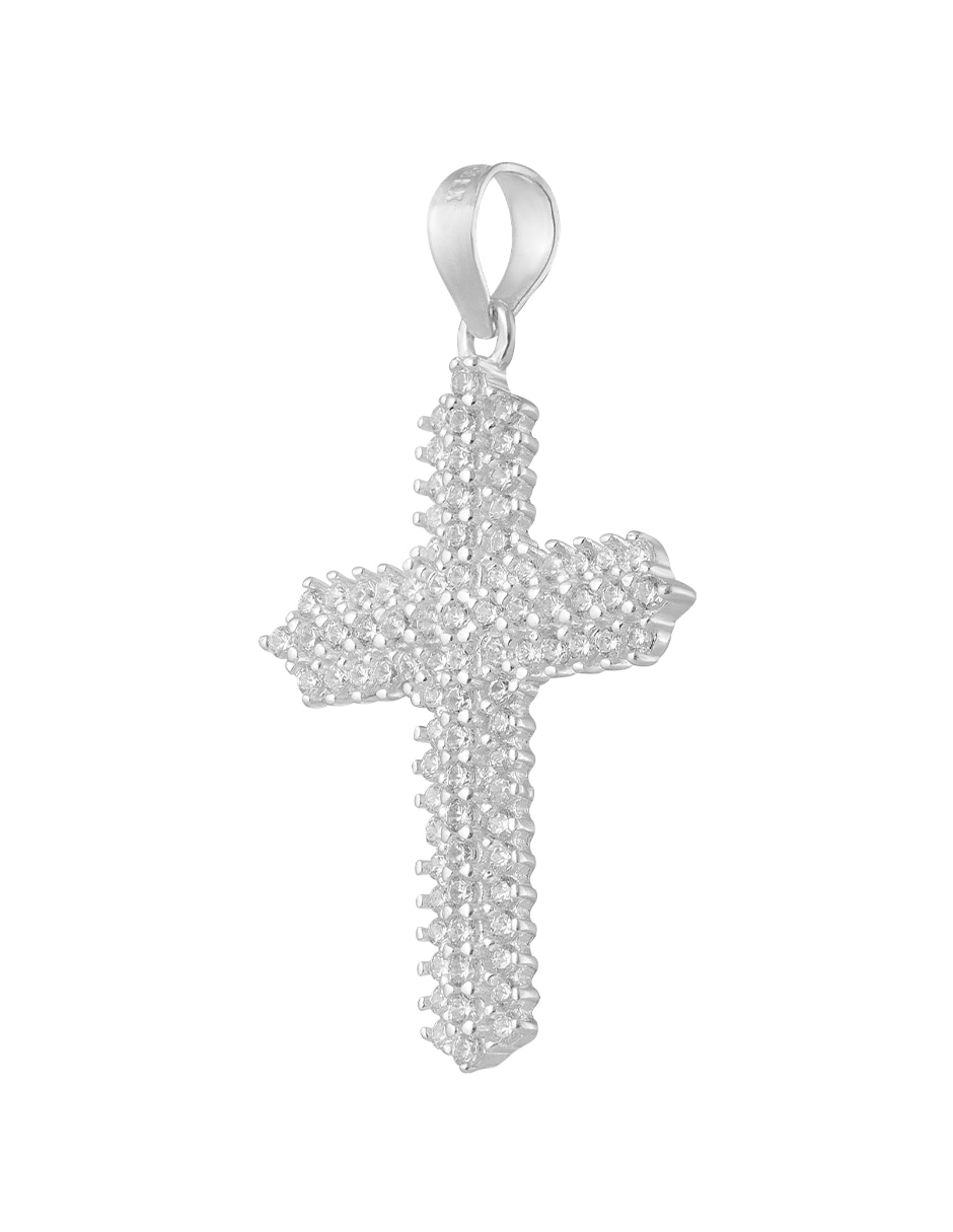 Dije de Cruz Unlimited By Ob de plata P 925 zirconia