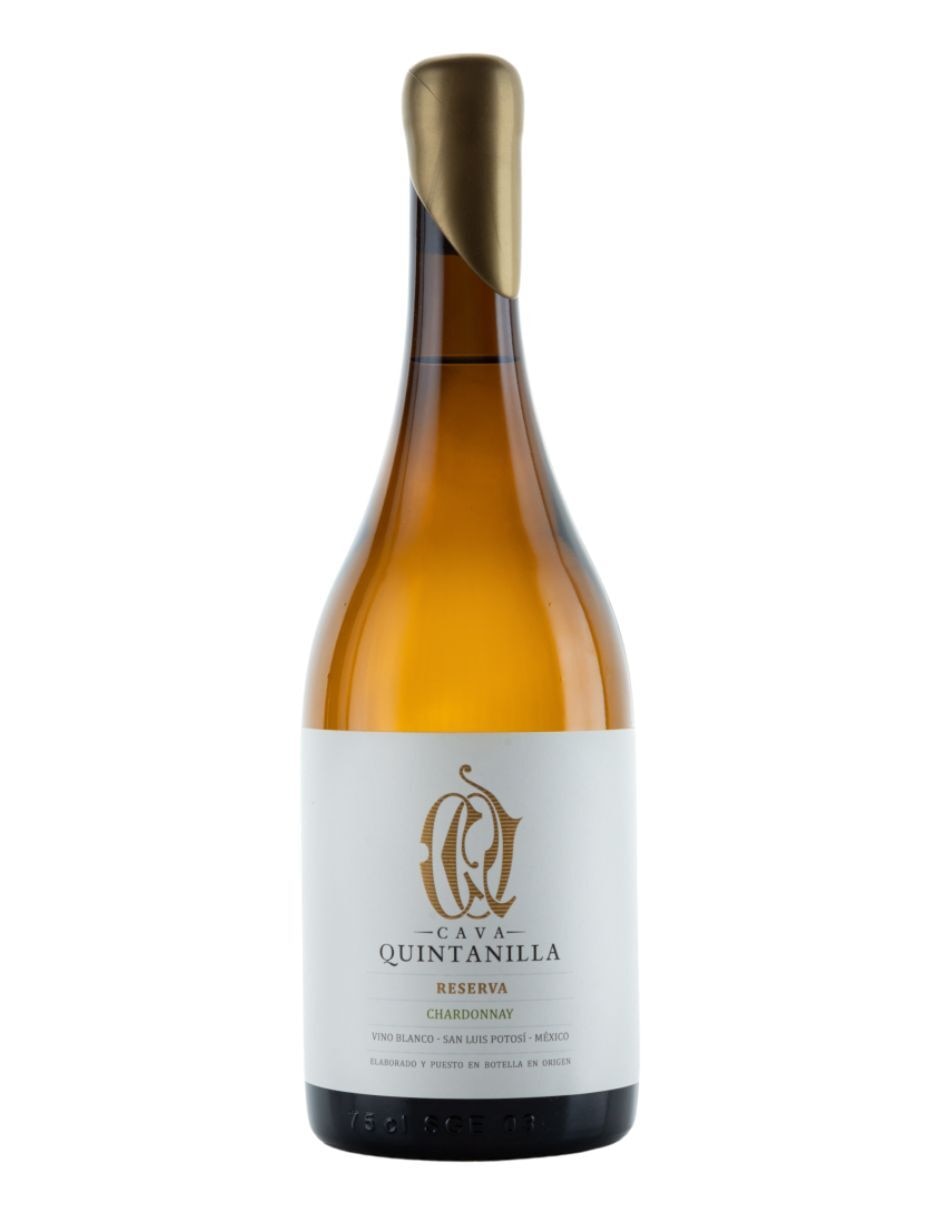 Vino blanco chardonnay Cava Quintanilla México 750 ml