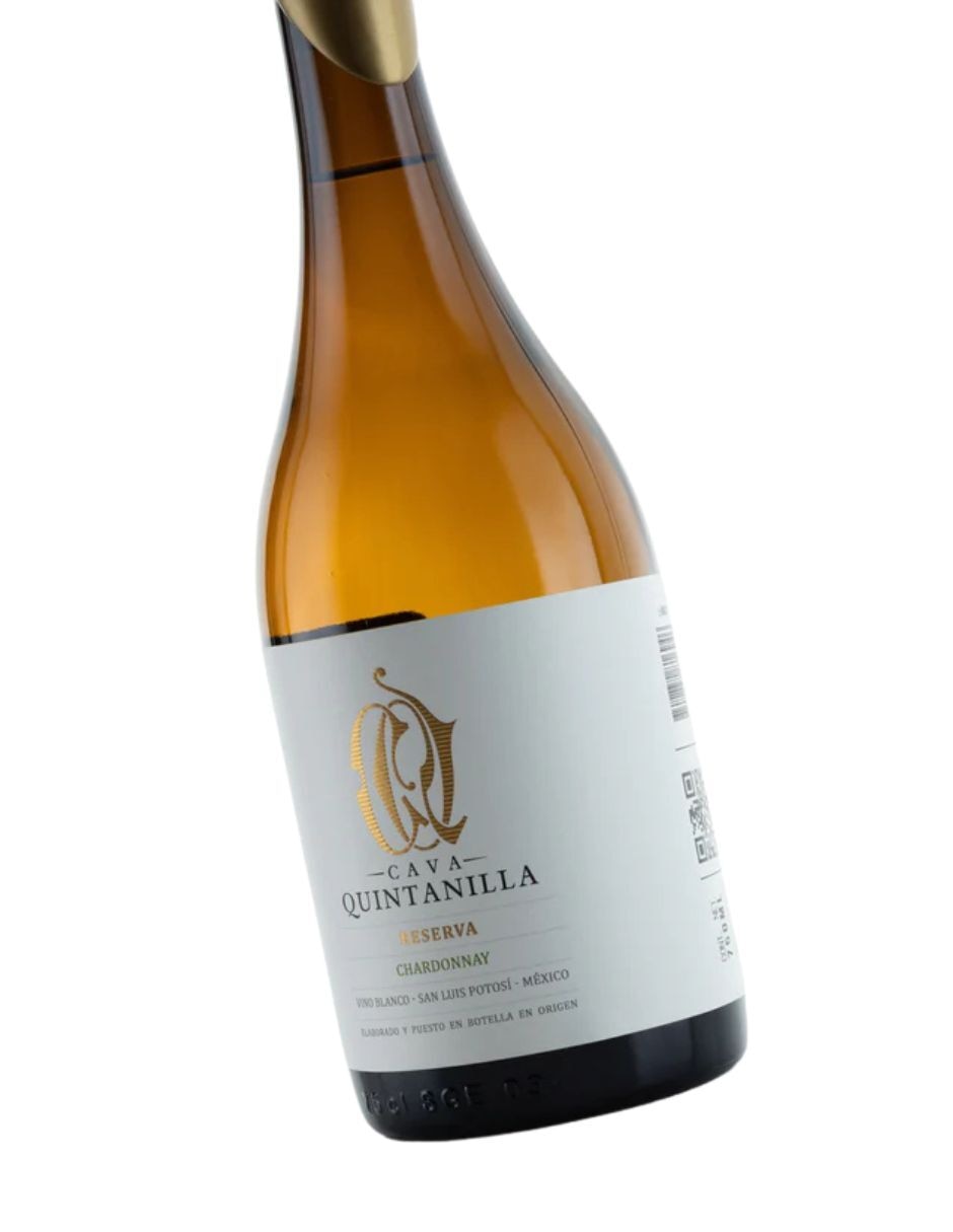 Vino blanco chardonnay Cava Quintanilla México 750 ml