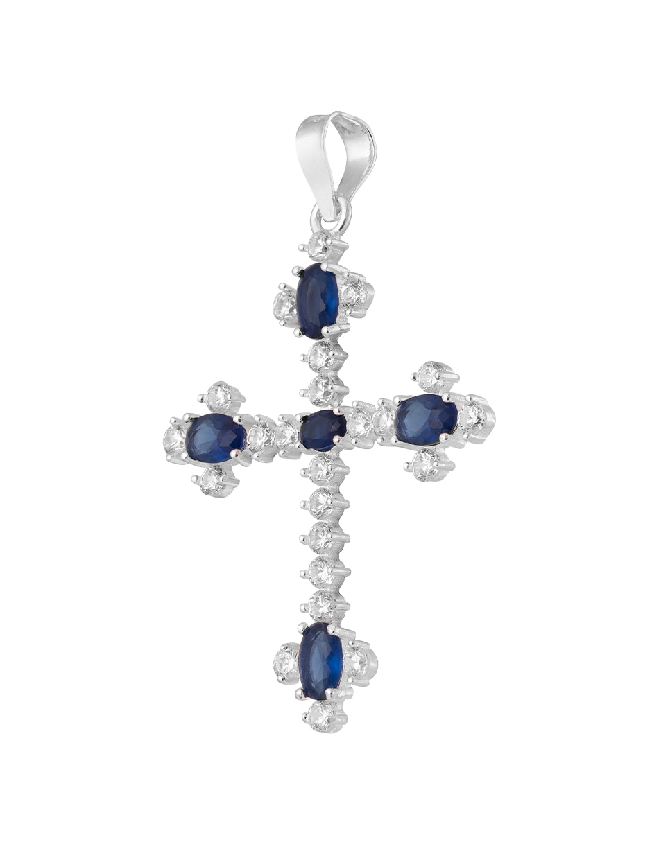 Dije de Cruz Unlimited By Ob de plata P 925 zirconia