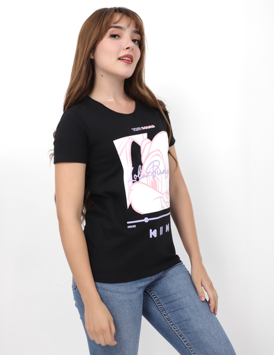 Playera manga corta K-Swiss Looney Tunes Lola cuello redondo para mujer