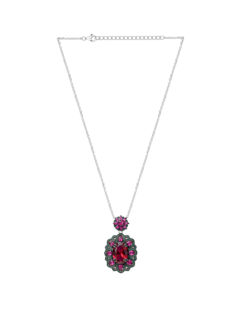 Collar con dije Gladkova Joyería de plata P 925
