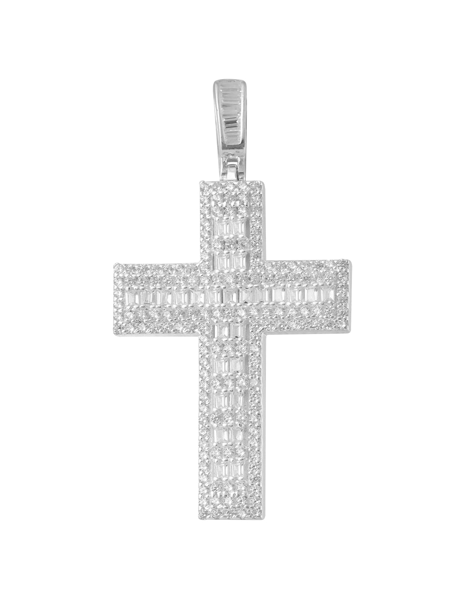 Dije de Cruz de plata P 925