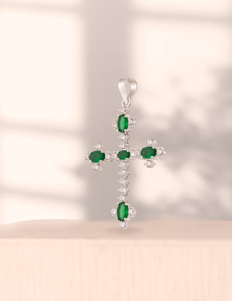 Dije de cruz Unlimited By Ob de plata P 925 zirconia